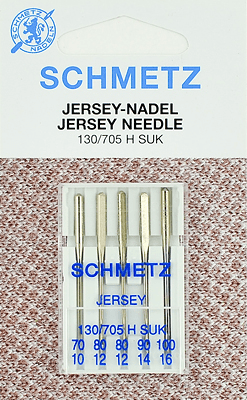 Иглы Schmetz джерси 130/705 H SUK (70x1, 80x2, 90x1, 100x1) 5 шт в Нерюнгри